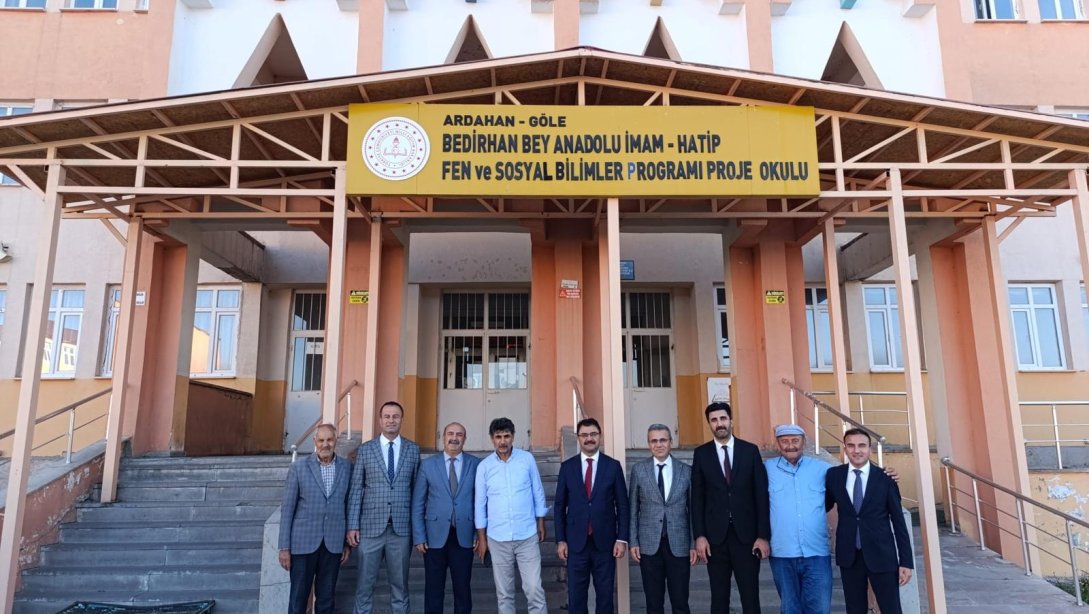 Genel Müdürümüz Sn. Dr. Ahmet İŞLEYEN ve Daire Başkanımız Sn. Mehmet DURMAZ'dan Göle İlçe Ziyareti..