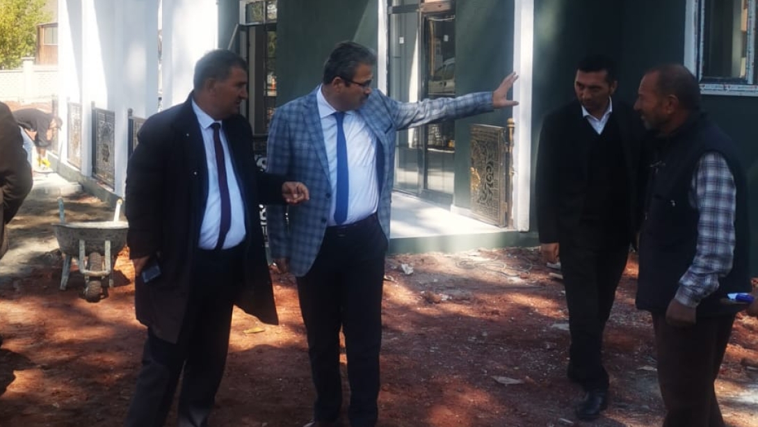 İl Millî Eğitim Müdürümüz Sayın Yusuf Uzantı, Prof. Dr. Esfender Korkmaz Öğretmenevi Binasında İncelemelerde Bulundu.